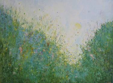 Original Abstract Botanic Paintings by Therese O'Keeffe