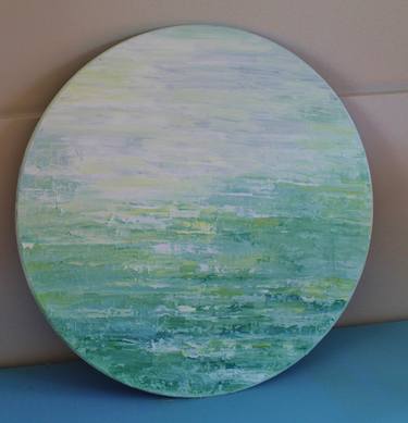 Original Abstract Seascape Paintings by Therese O'Keeffe