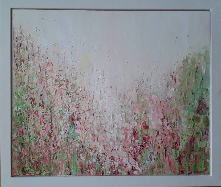 Original Abstract Expressionism Abstract Painting by Therese O'Keeffe