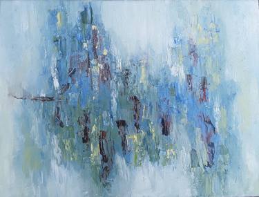 Original Abstract Painting by Therese O'Keeffe