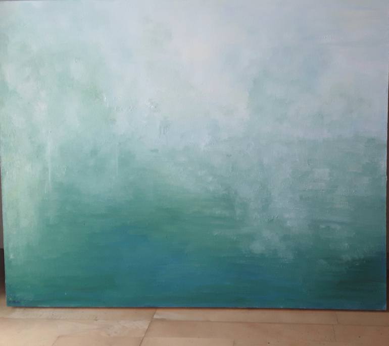 Original Abstract Expressionism Abstract Painting by Therese O'Keeffe