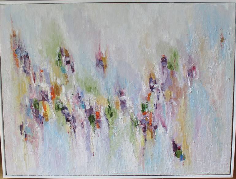 Original Abstract Expressionism Abstract Painting by Therese O'Keeffe