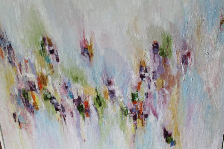 Original Abstract Expressionism Abstract Painting by Therese O'Keeffe