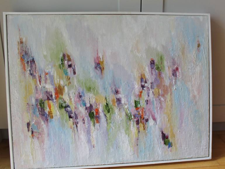 Original Abstract Expressionism Abstract Painting by Therese O'Keeffe