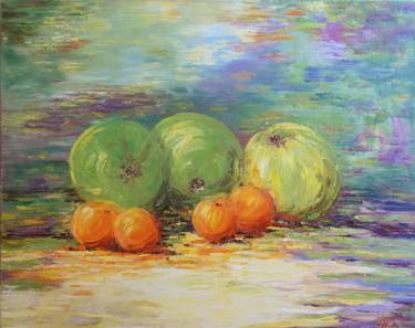 Original Impressionism Cuisine Paintings by Therese O'Keeffe