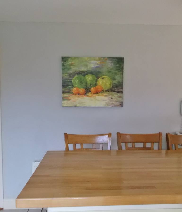 Original Impressionism Cuisine Painting by Therese O'Keeffe