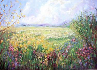 Print of Impressionism Floral Paintings by Therese O'Keeffe