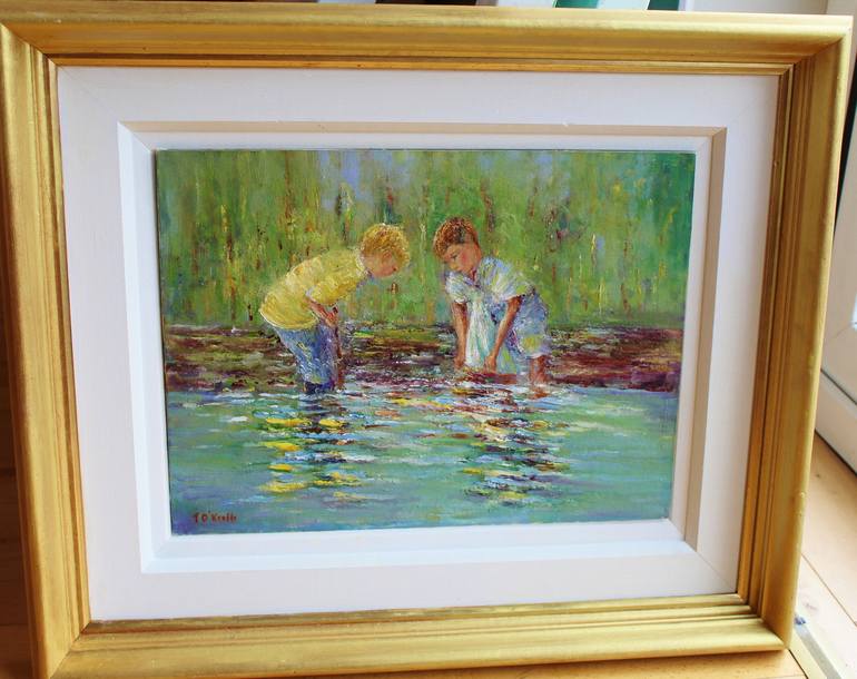 Original Children Painting by Therese O'Keeffe