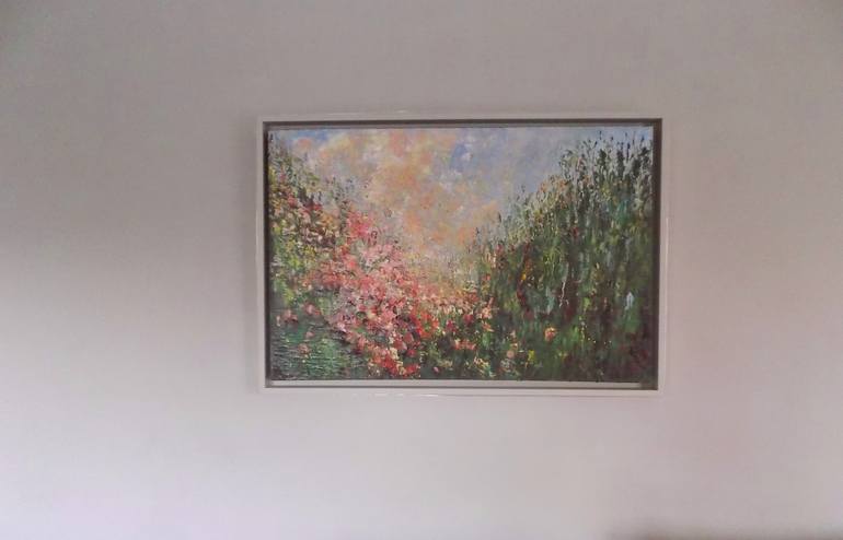 Original Impressionism Floral Painting by Therese O'Keeffe