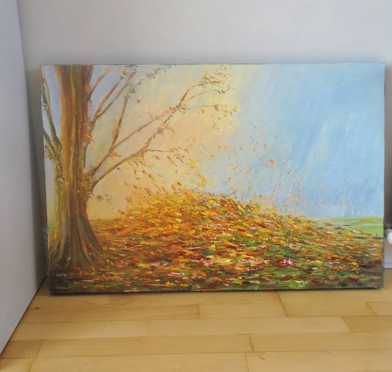 Original Impressionism Landscape Painting by Therese O'Keeffe
