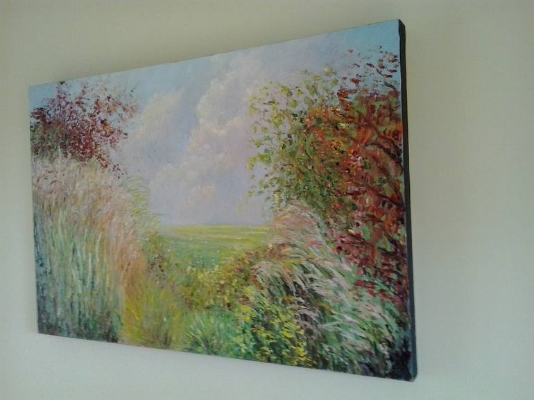 Original Impressionism Floral Painting by Therese O'Keeffe