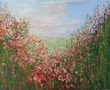 Print of Impressionism Floral Paintings by Therese O'Keeffe