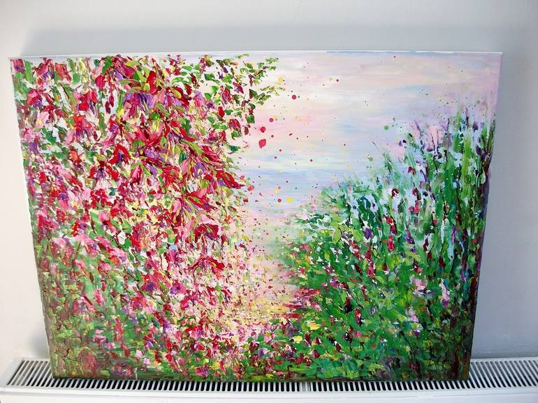 Original Floral Painting by Therese O'Keeffe