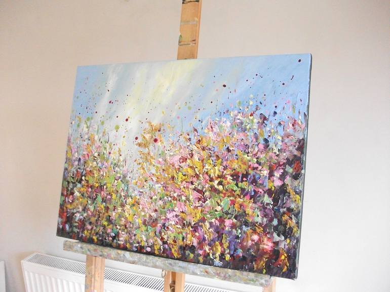 Original Floral Painting by Therese O'Keeffe