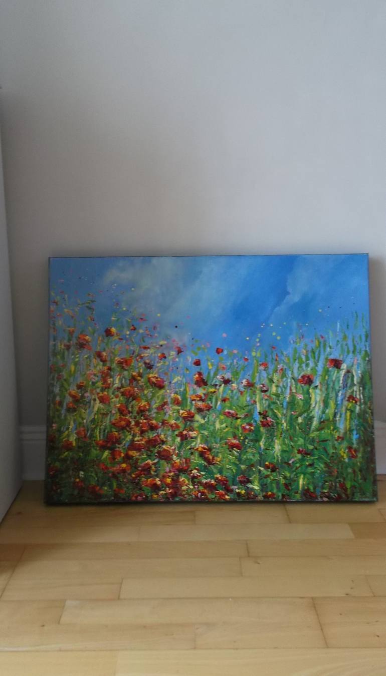 Original Floral Painting by Therese O'Keeffe