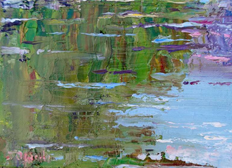 Original Impressionism Nature Painting by Therese O'Keeffe