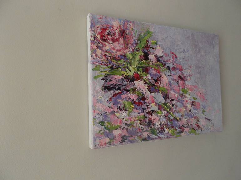 Original Floral Painting by Therese O'Keeffe