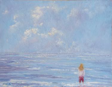 Print of Impressionism Beach Paintings by Therese O'Keeffe