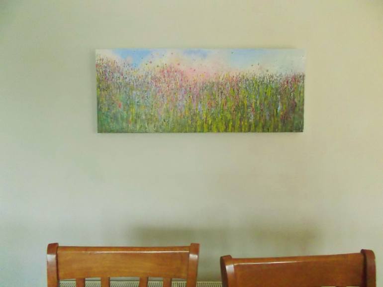 Original Expressionism Floral Painting by Therese O'Keeffe
