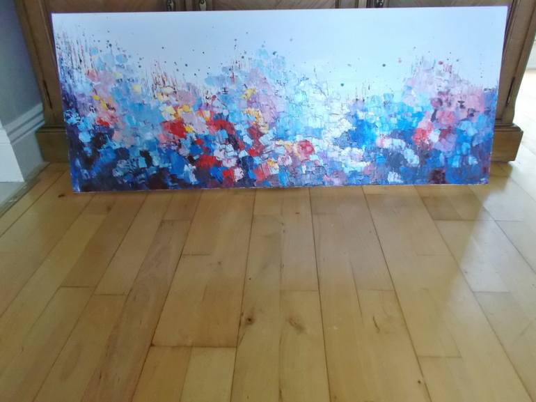 Original Abstract Expressionism Abstract Painting by Therese O'Keeffe