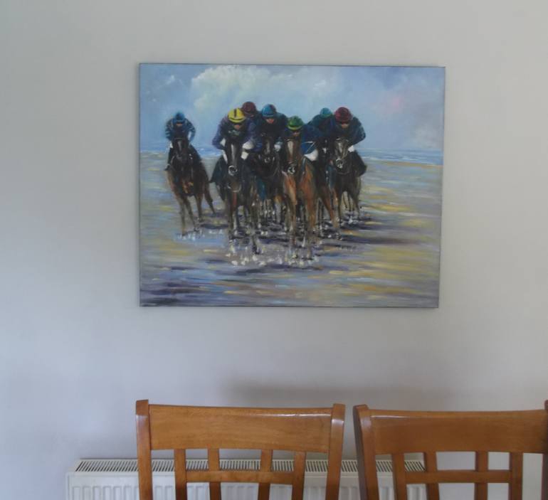 Original Expressionism Horse Painting by Therese O'Keeffe