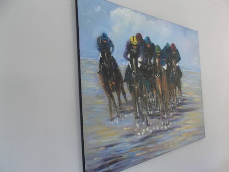 Original Expressionism Horse Painting by Therese O'Keeffe