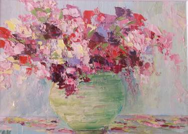 Original Impressionism Still Life Paintings by Therese O'Keeffe