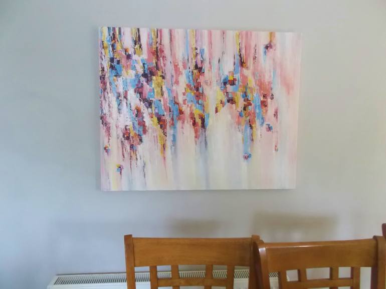Original Abstract Painting by Therese O'Keeffe