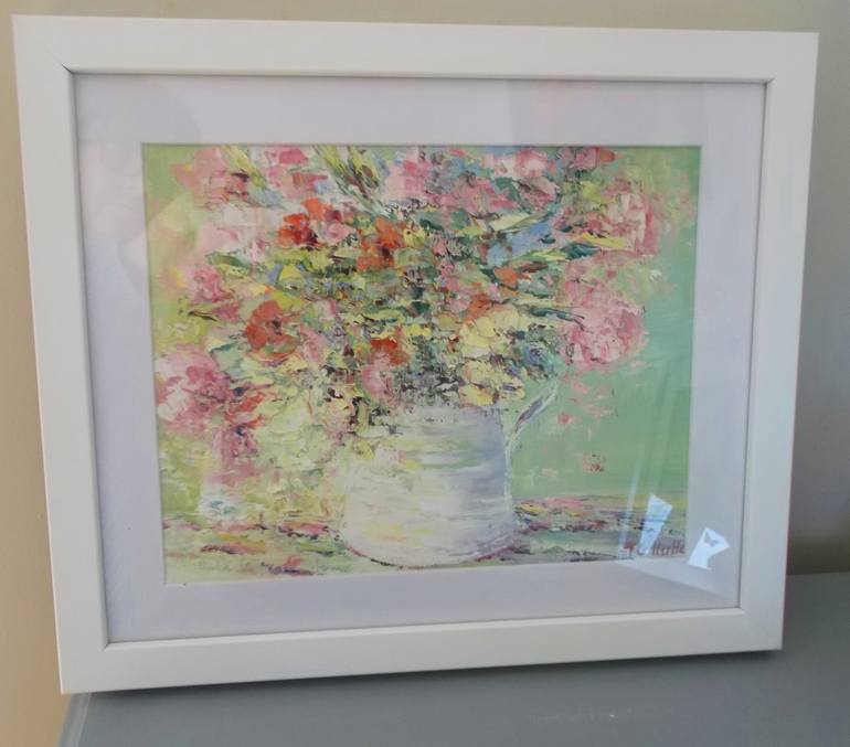 Original Floral Painting by Therese O'Keeffe