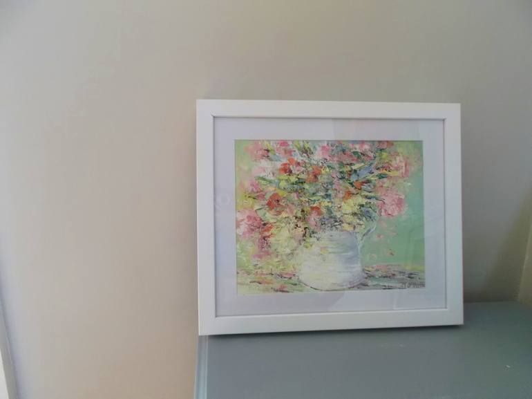 Original Impressionism Floral Painting by Therese O'Keeffe