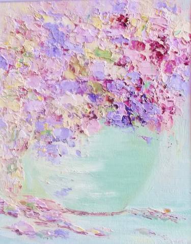 Print of Impressionism Floral Paintings by Therese O'Keeffe