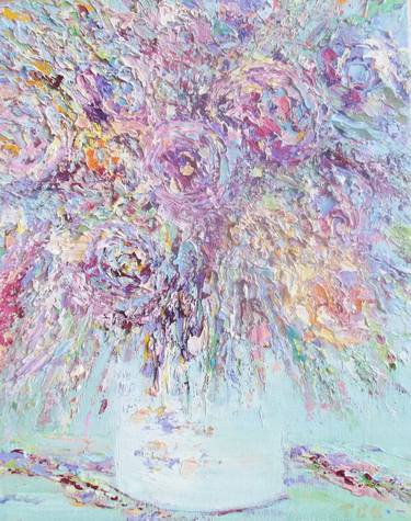 Print of Impressionism Floral Paintings by Therese O'Keeffe