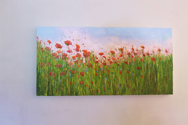 Original Impressionism Floral Painting by Therese O'Keeffe