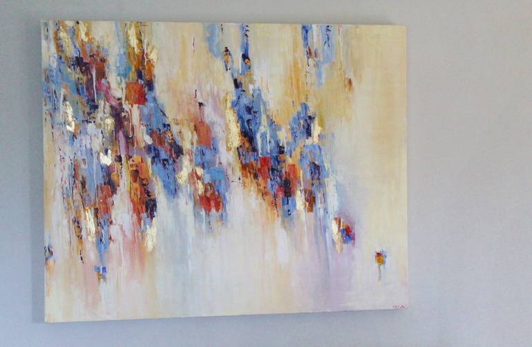 Original Abstract Painting by Therese O'Keeffe