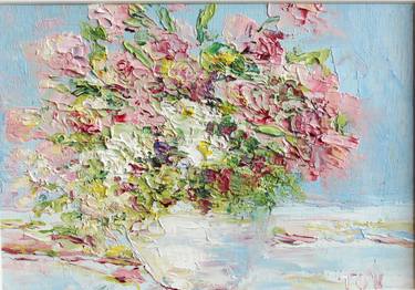 Print of Impressionism Floral Paintings by Therese O'Keeffe