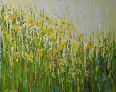 Original Impressionism Floral Paintings by Therese O'Keeffe