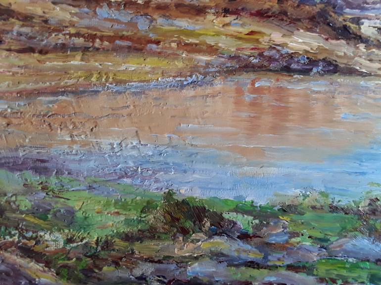 Original Impressionism Landscape Painting by Therese O'Keeffe