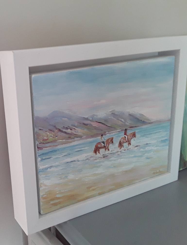 Original Impressionism Beach Painting by Therese O'Keeffe