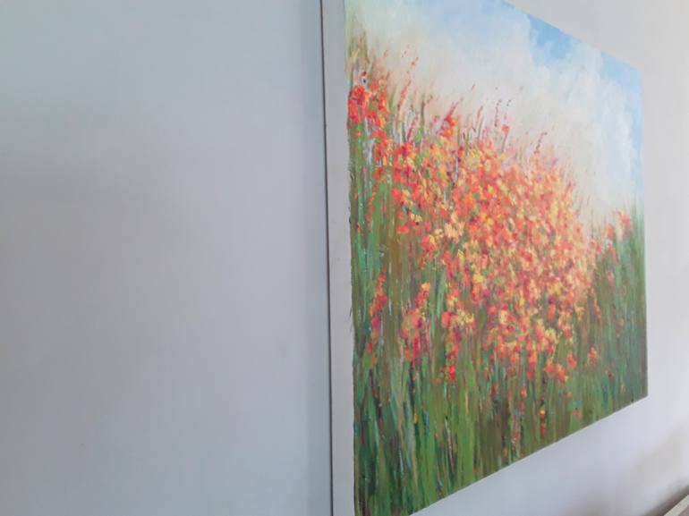 Original Impressionistic Floral Painting by Therese O'Keeffe
