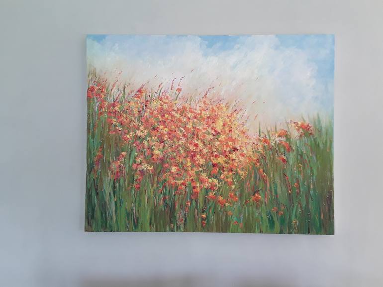 Original Floral Painting by Therese O'Keeffe