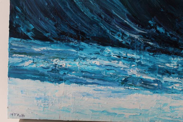 Original Impressionism Seascape Painting by Therese O'Keeffe