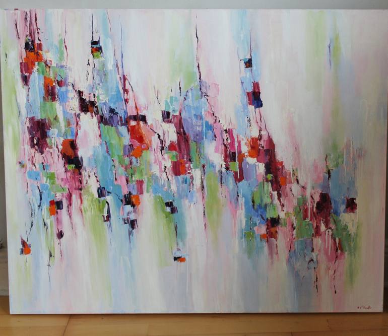 Original Abstract Painting by Therese O'Keeffe