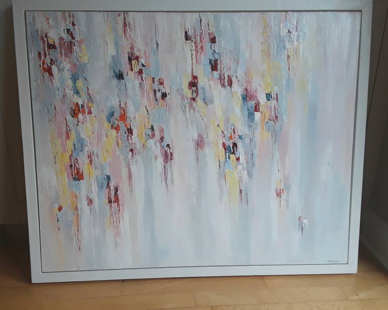 Original Abstract Expressionism Abstract Painting by Therese O'Keeffe