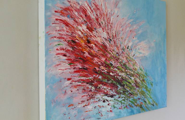 Original Abstract Expressionism Abstract Painting by Therese O'Keeffe