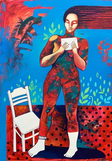 Print of Women Paintings by Elena Tomilova