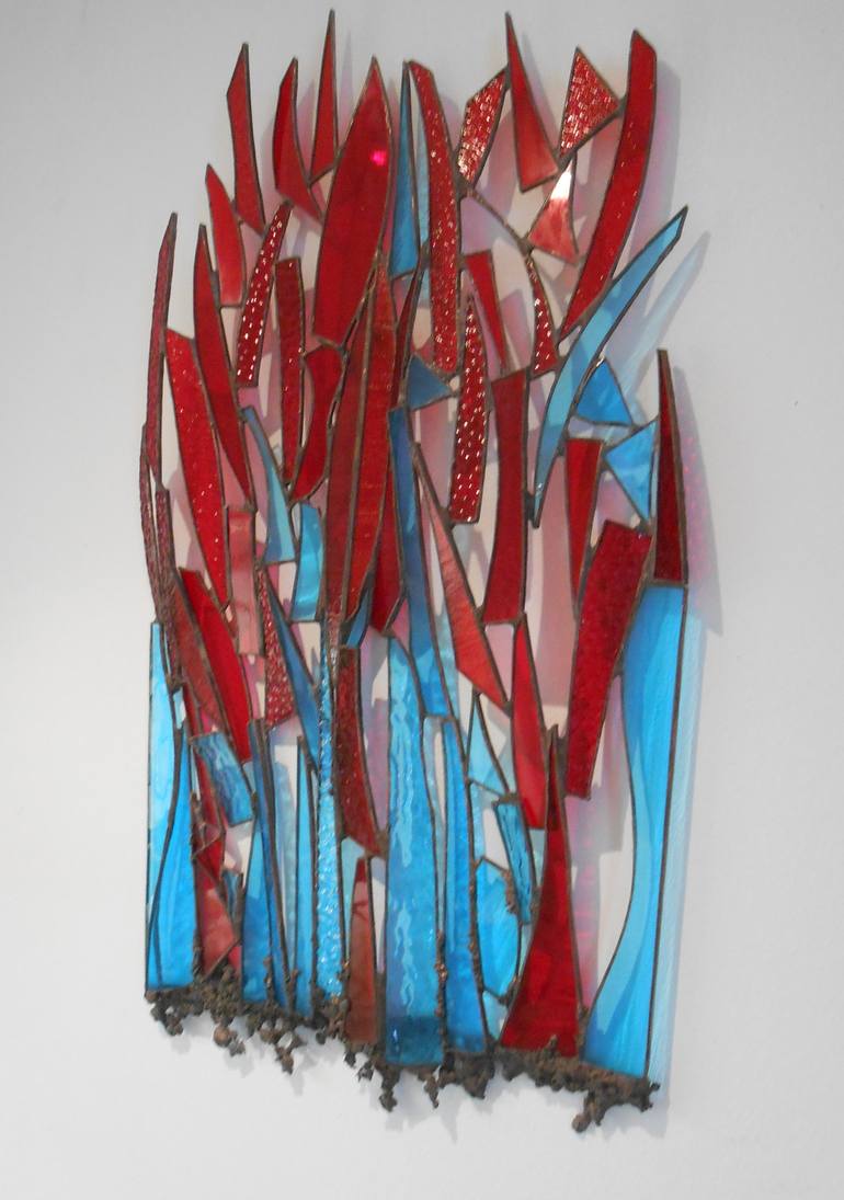 Original Abstract Expressionism Abstract Sculpture by Angela Pratten