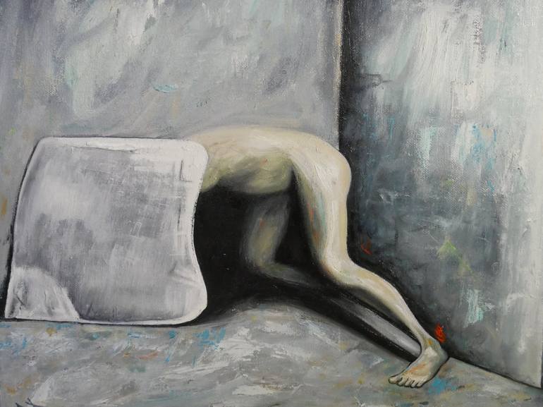 Original Contemporary Nude Painting by Lionel Le Jeune