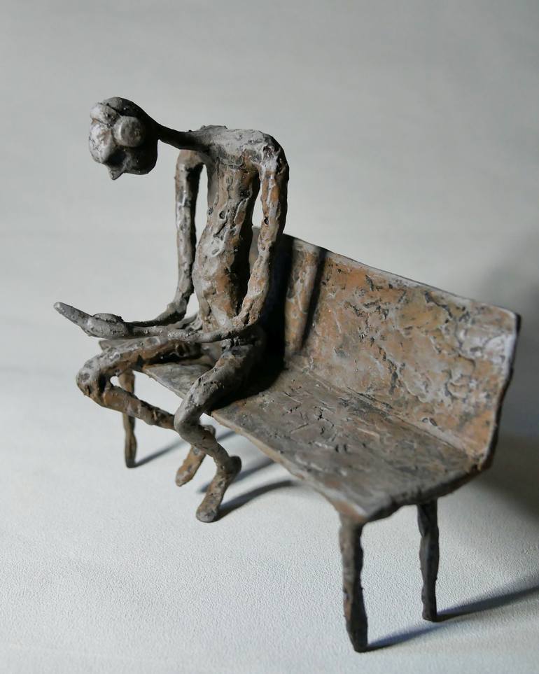 Original Expressionism People Sculpture by Lionel Le Jeune