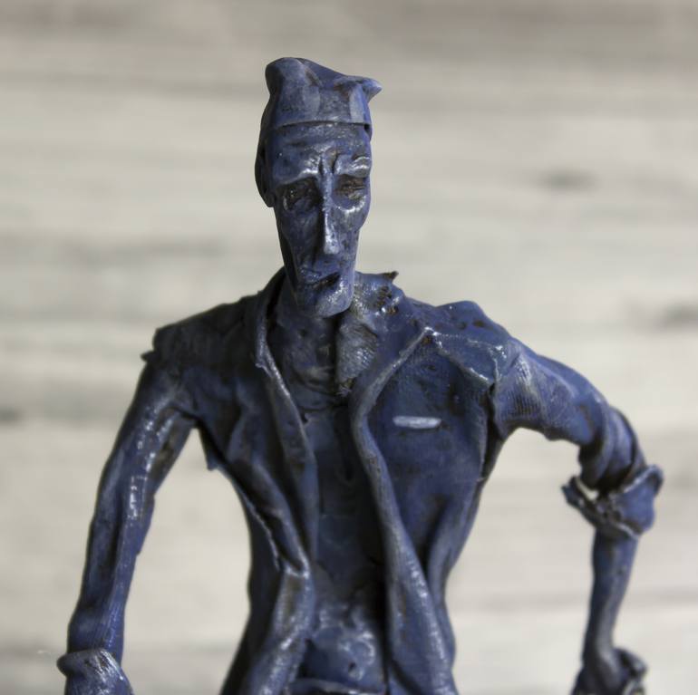 Original Expressionism Mortality Sculpture by Lionel Le Jeune