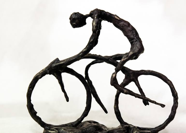 Original Expressionism Sport Sculpture by Lionel Le Jeune